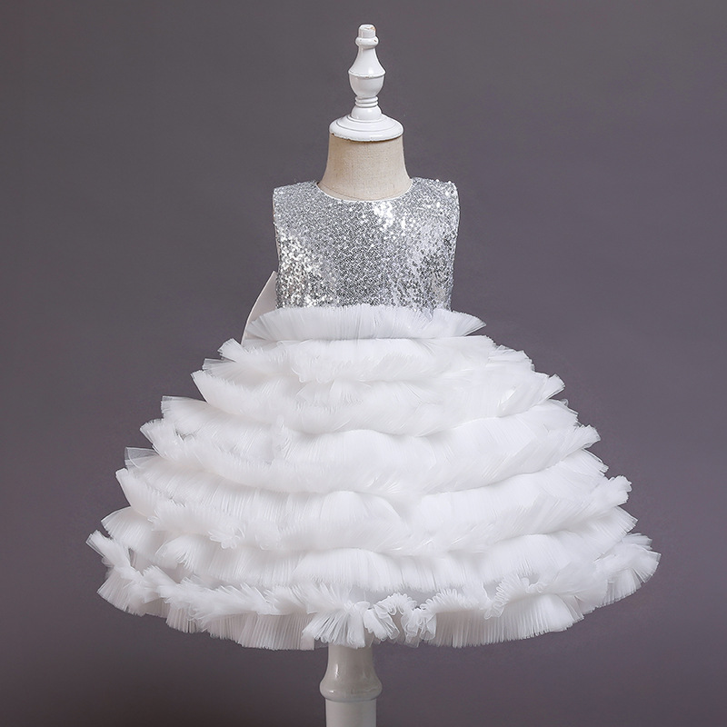 Children's brand wedding dress, European style, tulle 2