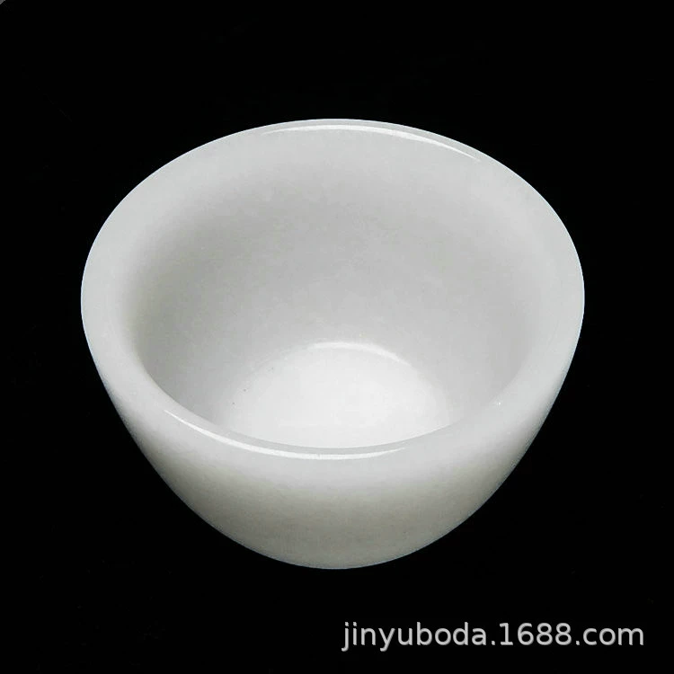 Wineglass white jade, tea cup, tea set