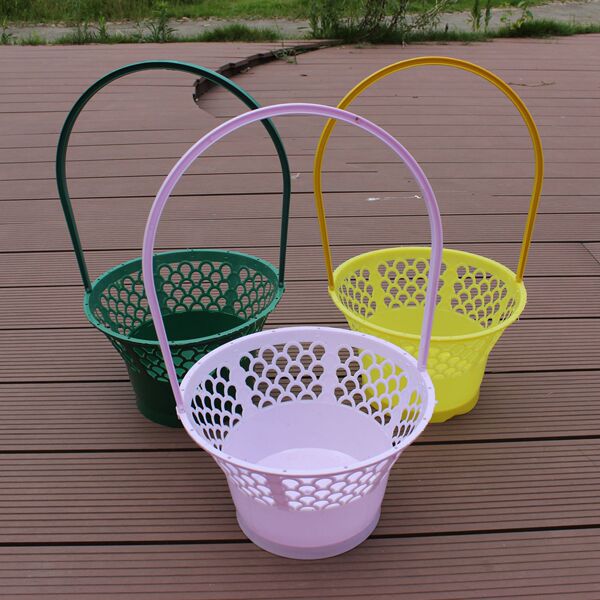 Plastic flower basket Qingming Festival uses wedding flower basket…