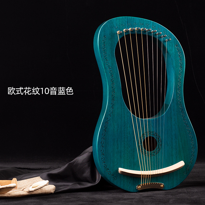 19-String lyre piano portátil 16-String small HARP principiante auto-Estudio 10-String lyre piano lyre instrumento musical