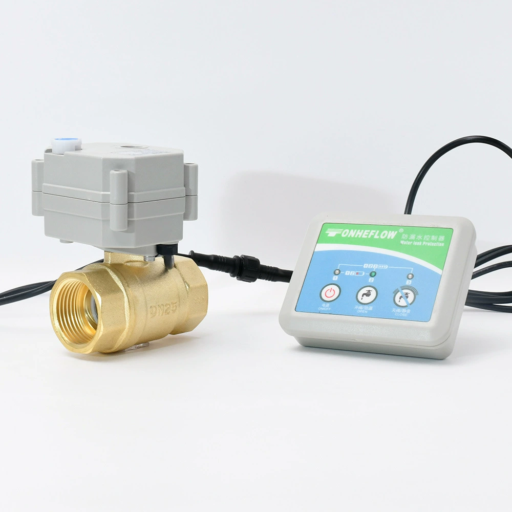 1inch латунных протектора от протечек можно использовать с водоочистителями, оснащенными ручным датчиком протечек DC3V DN25.