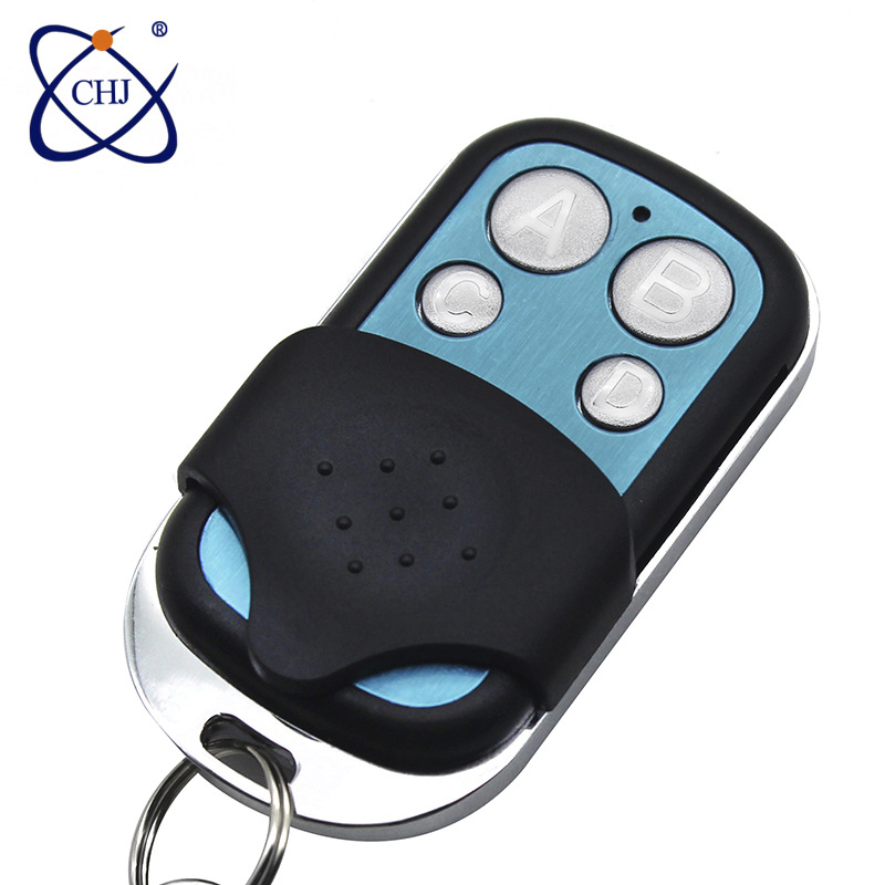 电动门卷帘门伸缩门车库门遥控器开关防盗报警四键学习码遥控器