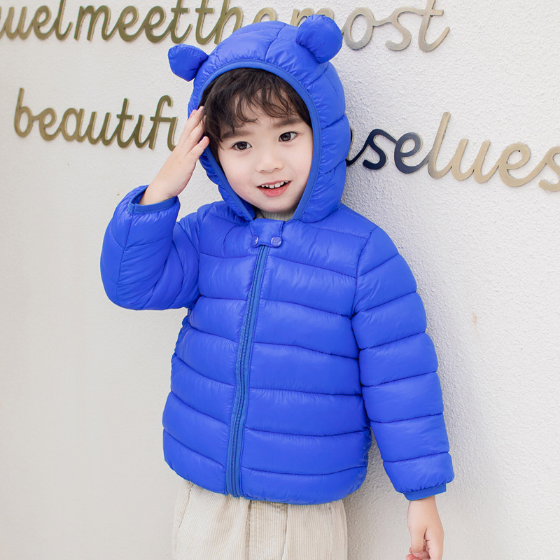 Liquidación fuera de temporada chaqueta acolchada de algodón para niños chaqueta acolchada de algodón ligera abrigo acolchado de algodón para niños ropa de invierno abrigo de bebé para niños