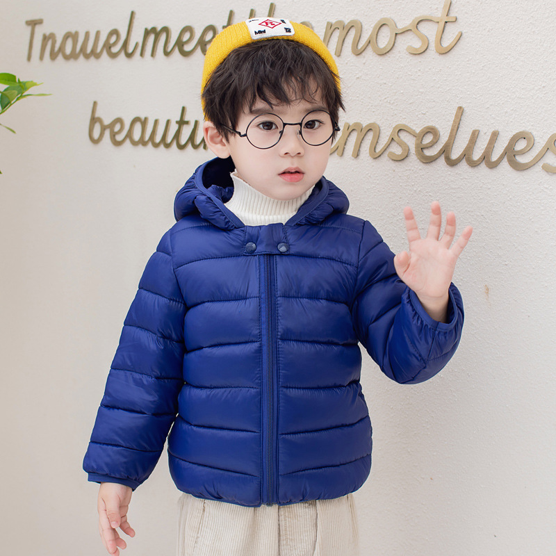 Liquidación fuera de temporada chaqueta acolchada de algodón para niños chaqueta acolchada de algodón ligera abrigo acolchado de algodón para niños ropa de invierno abrigo de bebé para niños