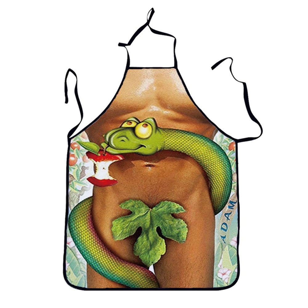 Muscle hombres cintura sexy bikini encaje Navidad Festival de dibujos animados pareja partido Amazon nuevo delantal