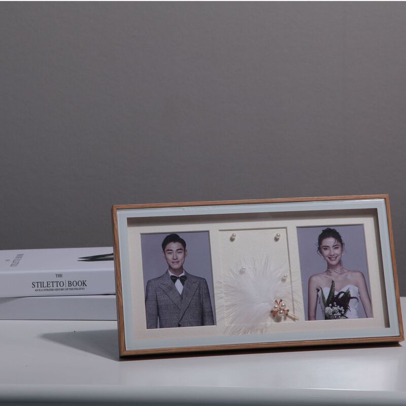 Modern Wedding Children's Art Photo Combination All-In-One Handmade Full Set of Square Photo Frames Table Setting Creative Handmade Modern Wedding Children's Art Photo Combination All-In-One Handmade Full Set of Square Photo Frames Table Setting Creative Handmade