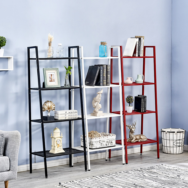 Storage Rack Internet Celebrity Bookshelf Floor Bedroom Iron Storage Rack Kitchen Storage Rack Balcony Multi-layer Living Room Trapezoidal Rack Storage Rack Internet Celebrity Bookshelf Floor Bedroom Iron Storage Rack Kitchen Storage Rack Balcony Multi-layer Living Room Trapezoidal Rack