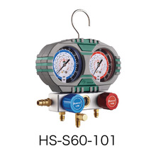 鸿森HS-536C/G空调加氟表组S60-101/102冷媒雪种压力双表R22/410A