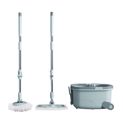 Meitianle Automatic Wash-Free Lazy Home Use One-Sweep Clean Wet Mop Automatic Spinning Wet Mop Dual Drive Floor Cleaning Gadget