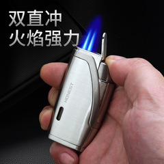 Premium Metal Inflatable Cigar Lighter with Dual Ignition, Windproof and Portable - Factory Direct Sales and Wholesale
