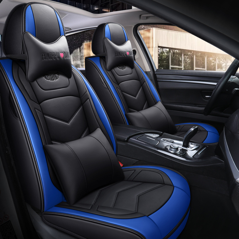 新款皮革卡通时尚汽车坐垫四季通用适用于五座SUV通用车垫CM-76