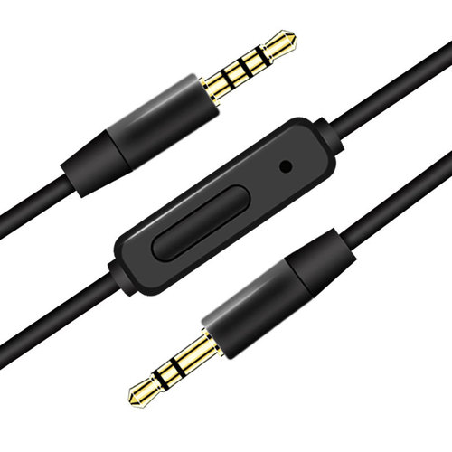 Headset with Microphone AUX Car Audio Control Cable 3.5mm to 3.5mm Karaoke Wholesale