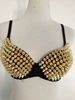 Golden bra