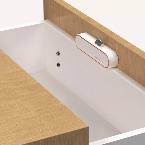 Yisuobao smart drawer lock E punch-free office desk cabinet door cabinet concealed APP key unlocking electronic lock