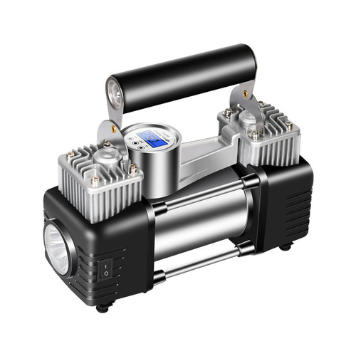 Car air pump Car portable car tire inflator High power electric double cylinder car air pump