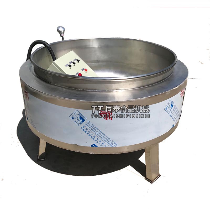 厂家热销圆形松香锅 电加热自动控温不锈钢夹层锅卤肉锅蒸煮锅