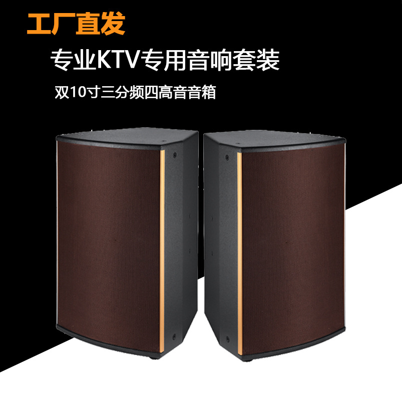 Titular de la tarjeta Altavoz profesional doble de 10 pulgadas de la familia KTV karaoke casa sala privada Conferencia subwoofer bar al por mayor