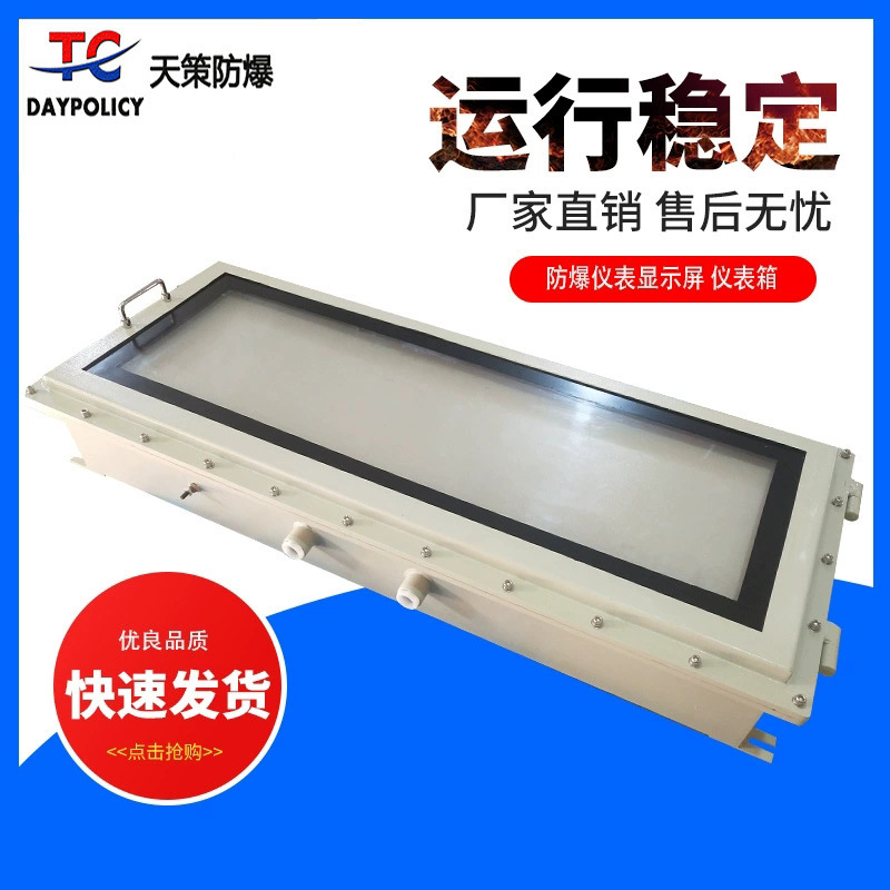 防爆仪表显示屏仪表箱PLC触摸屏控制箱显示窗门接线箱配电箱