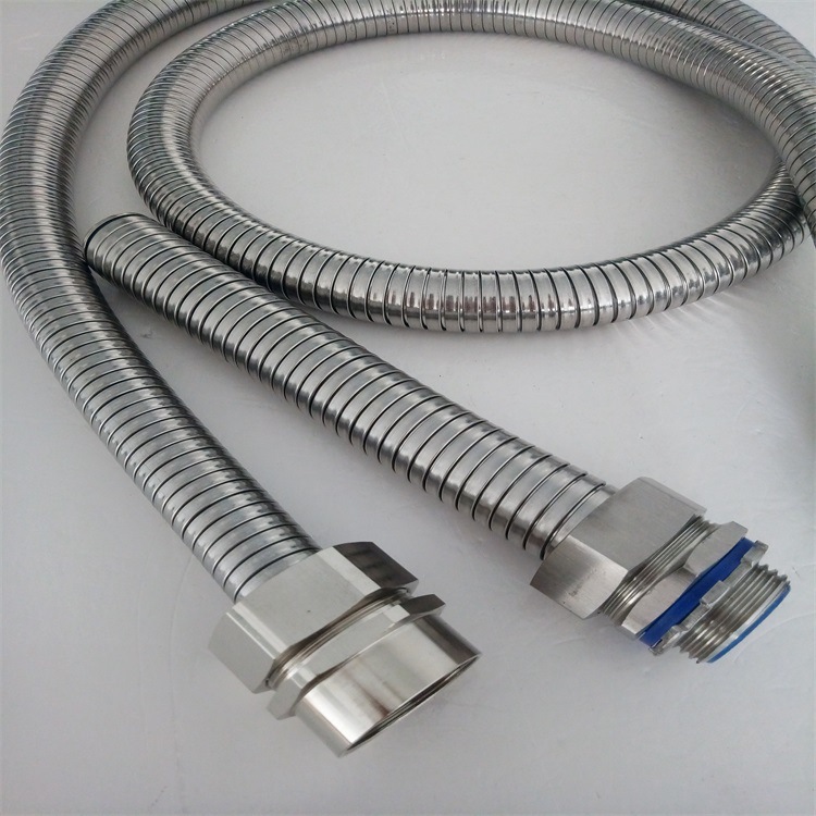 P4型抗拉金属软管低压配线保护软管Ф20 304不锈钢双扣护线管