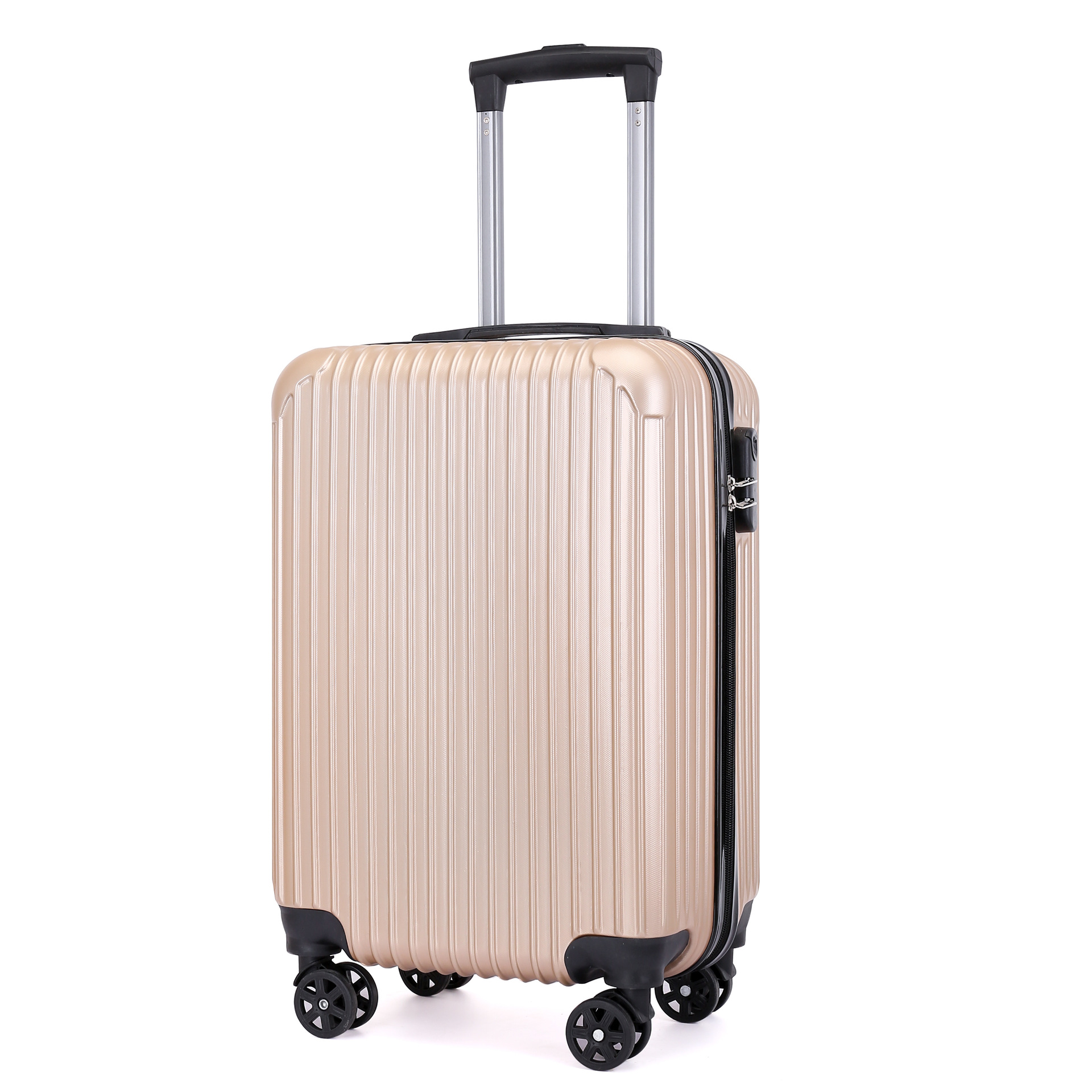 Rayas verticales champán dorado