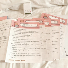 ins萝卜兔小熊康奈尔笔记便签B5便签本背单词备忘便签纸手帐便携