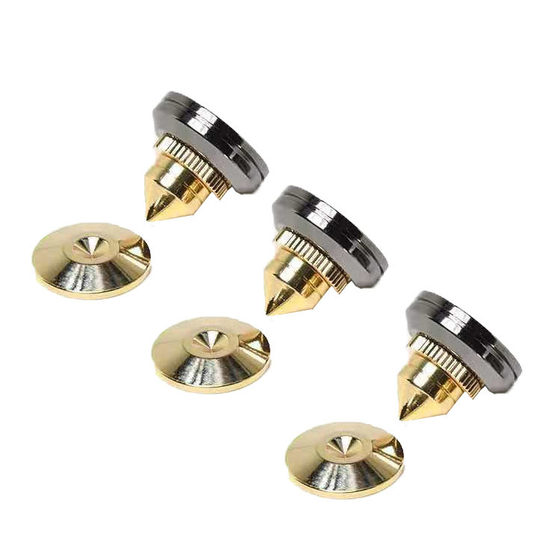 Galaxy Miki-V High-end Furniture Audio and Video Foot Nail Speaker Shock-proof Foot Nail Power Amplifier CD Machine Adjusting Foot Nail Foot Pad