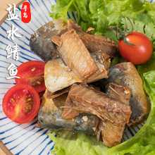 水煮盐水鲭鱼罐头 开罐即食海鲜罐头 威海特产 出口日本青花鱼