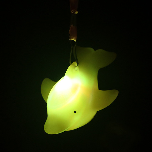 Glowing Lanyard Night Light Colorful Flash Pendant Marine Animals Dolphin Starfish Octopus Pumpkin Lantern Night Market Wholesale