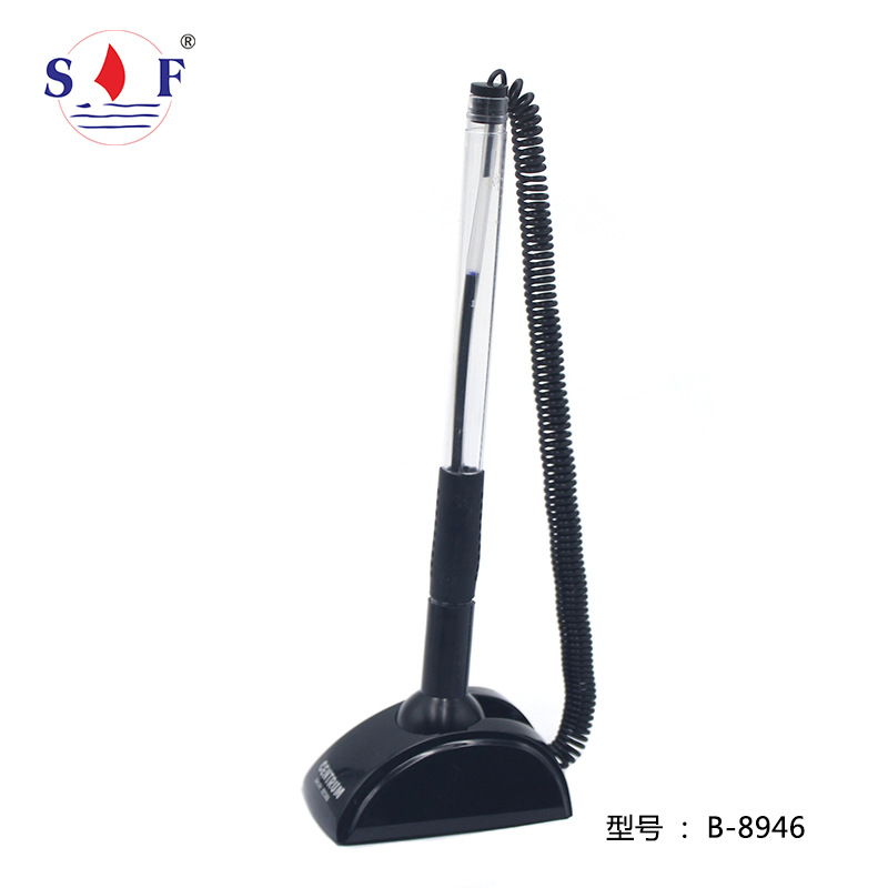Factory Supply Custom Bank Counter Pen Advertising Pen Custom LOGO Gel Pen Signature Desk Pen Custom
