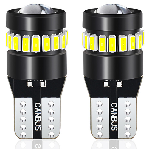 Foreign trade t10 width indicator car led indicator light 3014 +18smd license plate small light 3030 instrument light