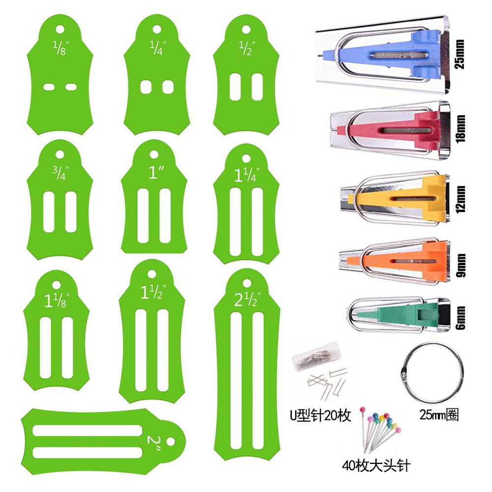 FUENTE fabricante/fabricante de la correa herramienta patchwork herramienta de costura hecha a mano DIY que hace la cinta de tela tejida tira al por mayor