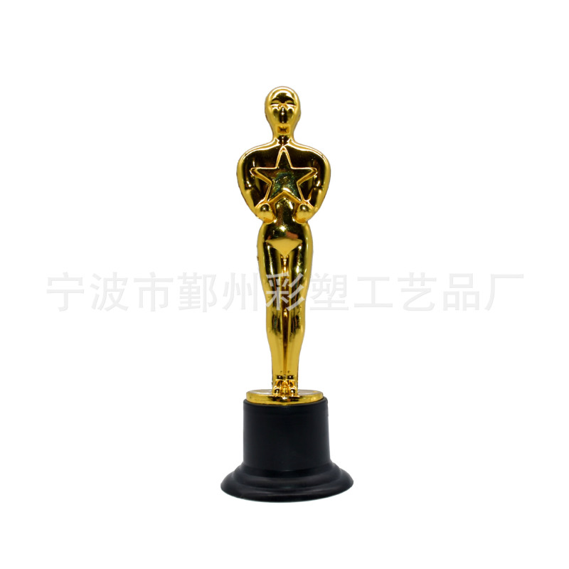 Supply Ningbo Wholesale Five-pointed Star Small Gold Man Trophy Gold-plated Plastic Small Trophy Supply Ningbo Wholesale Five-pointed Star Small Gold Man Trophy Gold-plated Plastic Small Trophy