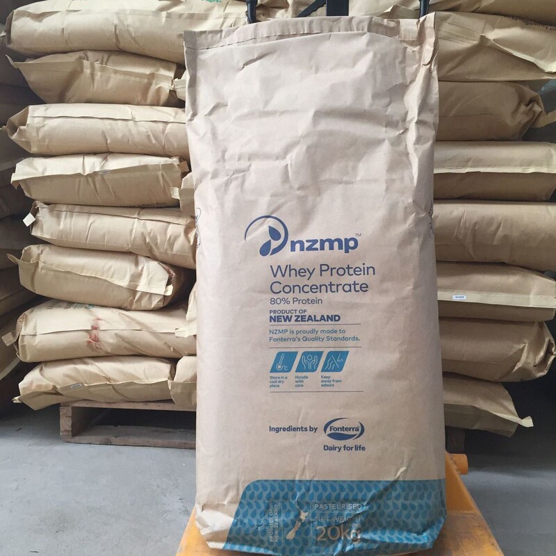 Free Shipping New Zealand Concentrated Whey Protein Wpc80 Original Heat-Stable Whey Protein Powder Instant Protein Powder