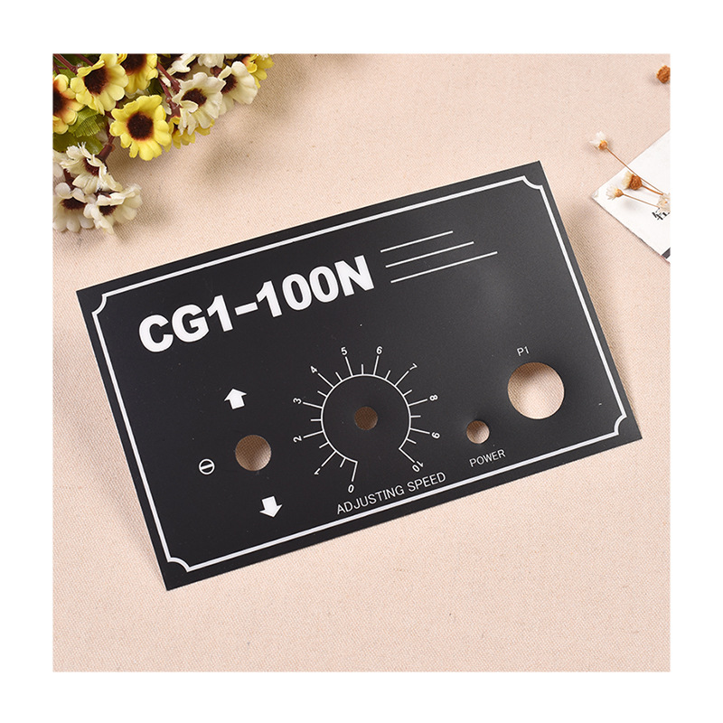 Pvc Electronic Panel Sticker Machine Panel Adhesive Label Electrical Switch Label Barcode Strip Code