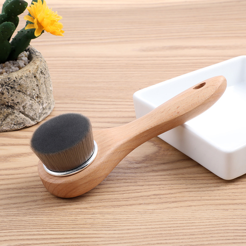 Cosmetic handheld universal soft wooden cleansing milk for face…