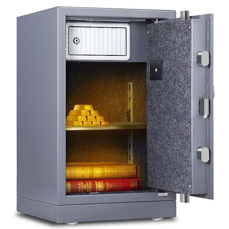 Caja Fuerte Electrónica Antirrobo 3645A 630x430x380 mm de Acero para Hogar y Oficina image 4