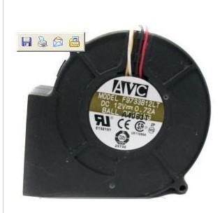 供应原装正品AVC风扇9733 F9733B12LT 鼓风机工业变频直流风扇