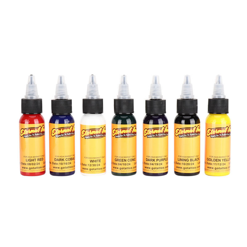Tattoo Embroidery Ink Yite Colorful Practice Pigment Ink Colorful Set Domestic Tattoo Embroidery 30ml