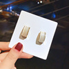 South Korean silver needle, goods, fashionable earrings, silver 925 sample, cat's eye