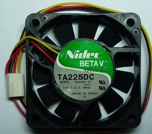 直销TA225DC R33965-57 6015 12V 0.16A NIDEC尼迪克散热风扇工业