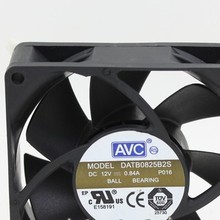 全新AVC DATB0825B2S 8025 8CM 12V 0.84A PWM调速 大风散热风扇