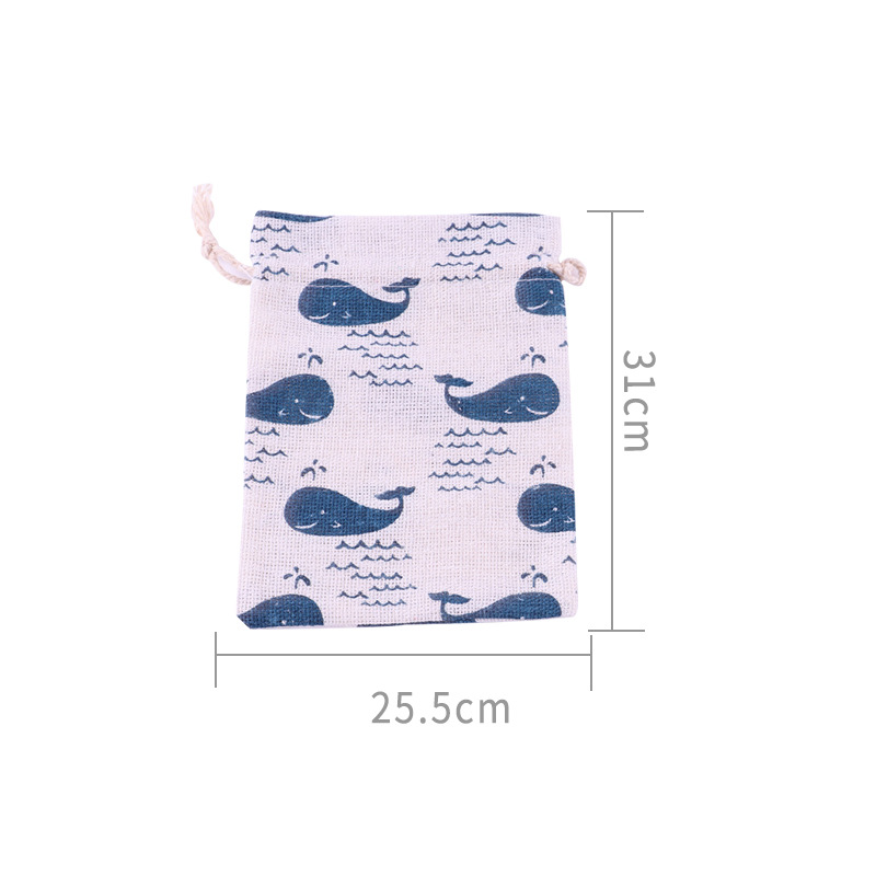 Impresión multicolor grande de ballena azul *