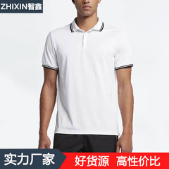 夏季翻領運動t恤男生快干半袖polo衫速干短袖寬鬆上衣批發