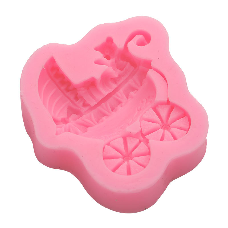 3D bebé QQ caramelo chocolate fondant cake decoración de silicona molde DIY hornear jabón hecho a mano