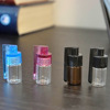 Glass drug box mini small pill-box storage bottle 36-51 pill pill portable pill box glass bottle smoke