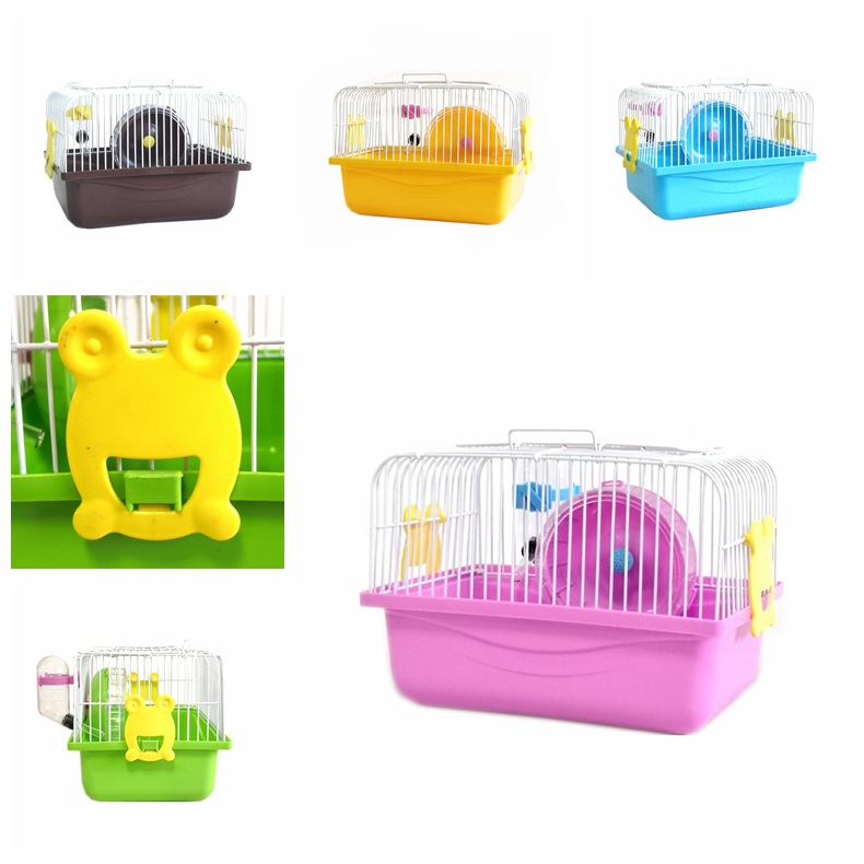工厂销售加固型小田园仓鼠笼 单层笼子熊笼 阳光手提笼外带仓鼠笼|ms