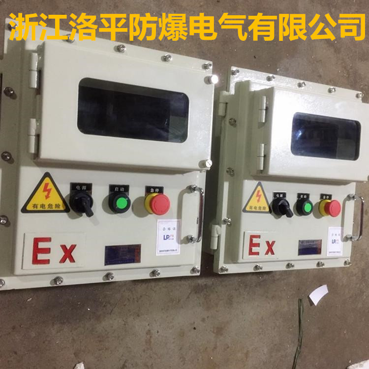 带小门视窗7寸触摸屏防爆电源仪表控制箱配电箱接线箱防爆电柜BXK