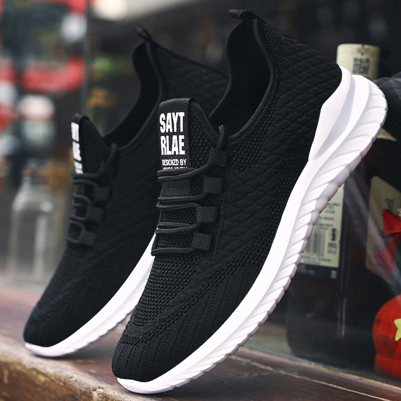 Sports Shoes for Men 2025 New Spring & Fall Men's Shoes Mesh Breathable Running Shoes Export Fly Woven Casual Shoes Korean Style Trendy Shoes Sports Shoes for Men 2025 New Spring & Fall Men's Shoes Mesh Breathable Running Shoes Export Fly Woven Casual Shoes Korean Style Trendy Shoes