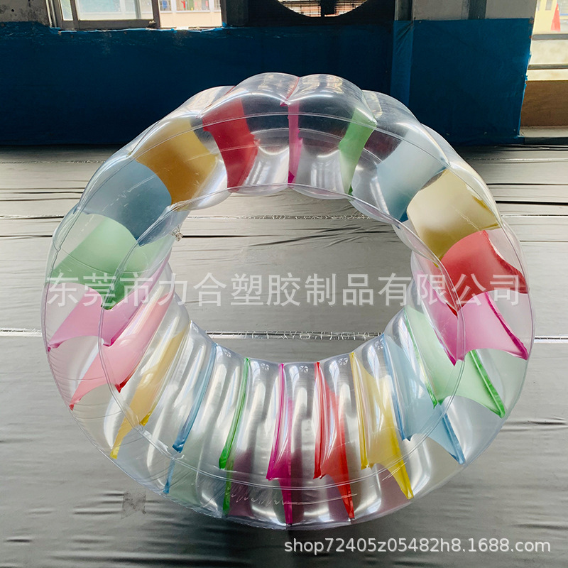 工厂定制PVC吹气滚筒儿童户外水上玩耍产品草坪玩耍滚筒