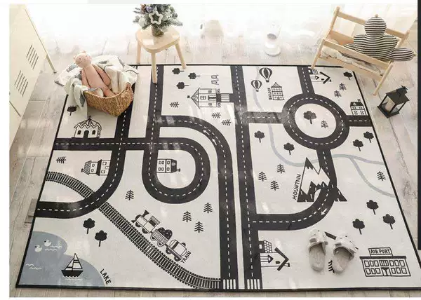 Black road